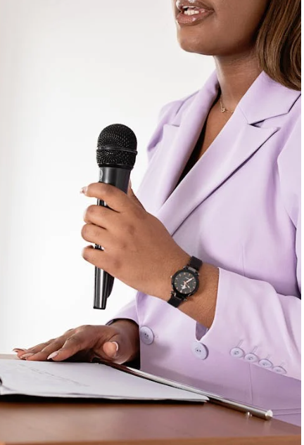 전달력을 높이는 훈련 사진