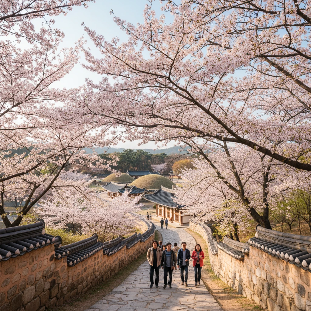 2026 경주 벚꽃 개화 시기 및 만..