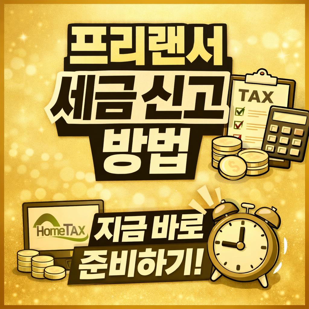 프리랜서 세금 신고 방법 썸네일 freelancer tax filing method guide thumbnail
