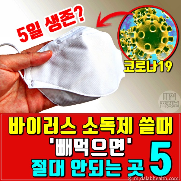 마스크 버리는법,우한폐렴,코로나바이러스 소독제