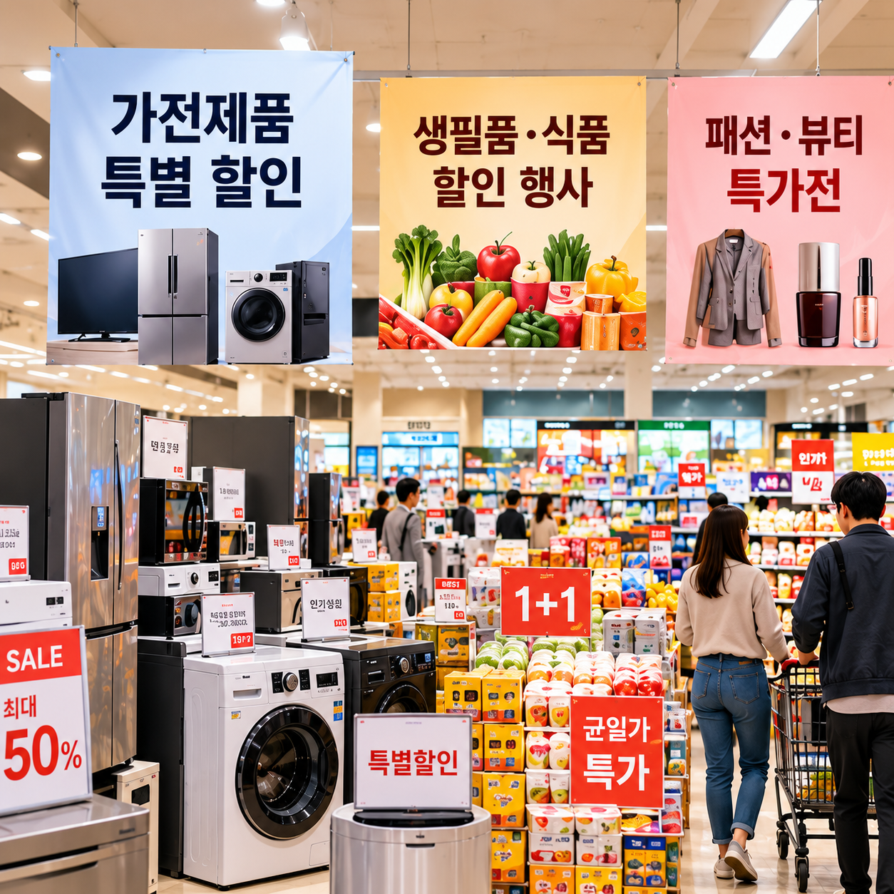 2026 코리아 그랜드 페스티벌 가전제품 식품 생활용품 참여업체 할인 안내
