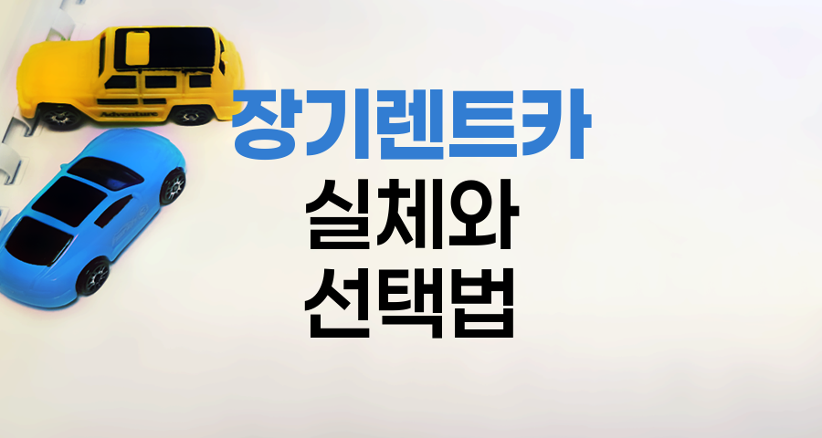 장기렌트카 실체와 현명한 선택법