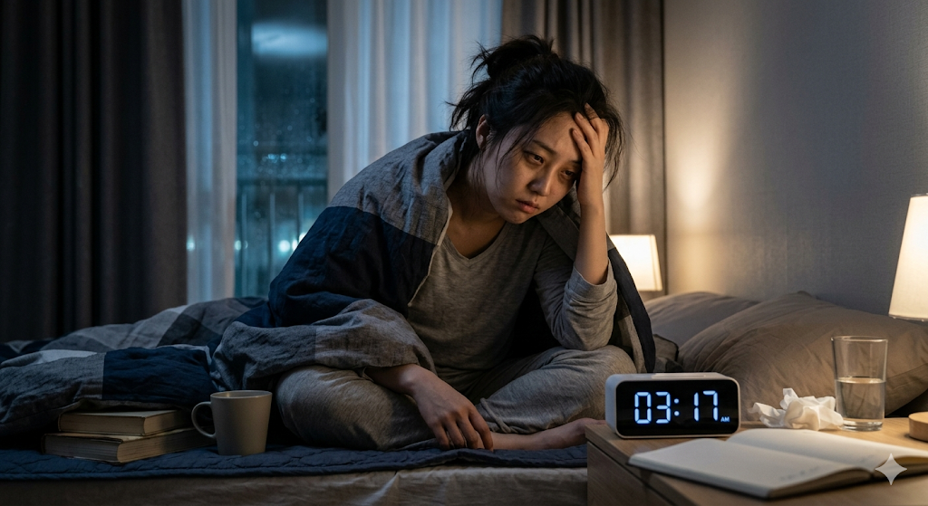 오늘도 새벽 3시... 뒤척이다 지친 당신에게 진짜 필요한 것은?