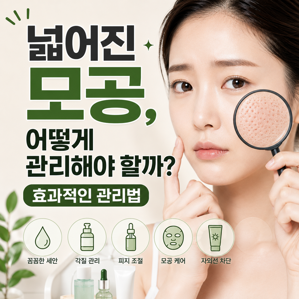 모공 줄이는 방법