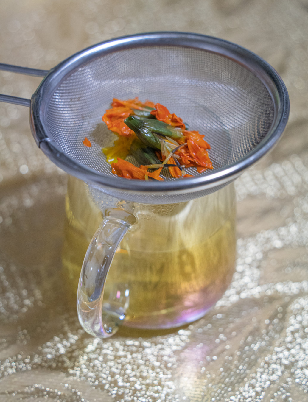 메리골드 꽃차 먹는 방법