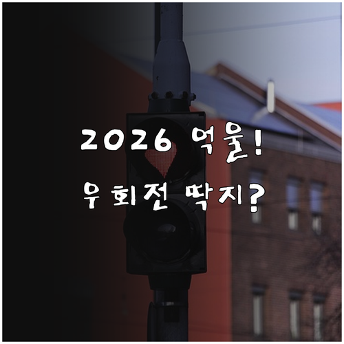 2026년 경찰 우회전 집중단속, 억..