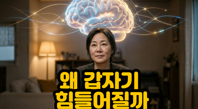 왜 나이가 들면 힘들어질까, 우울감, 뇌과학증상