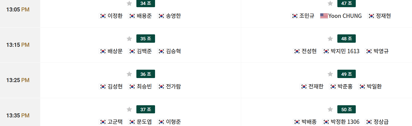 제68회 KPGA 선수권대회 티켓 셔틀 갤러리 완벽 가이드