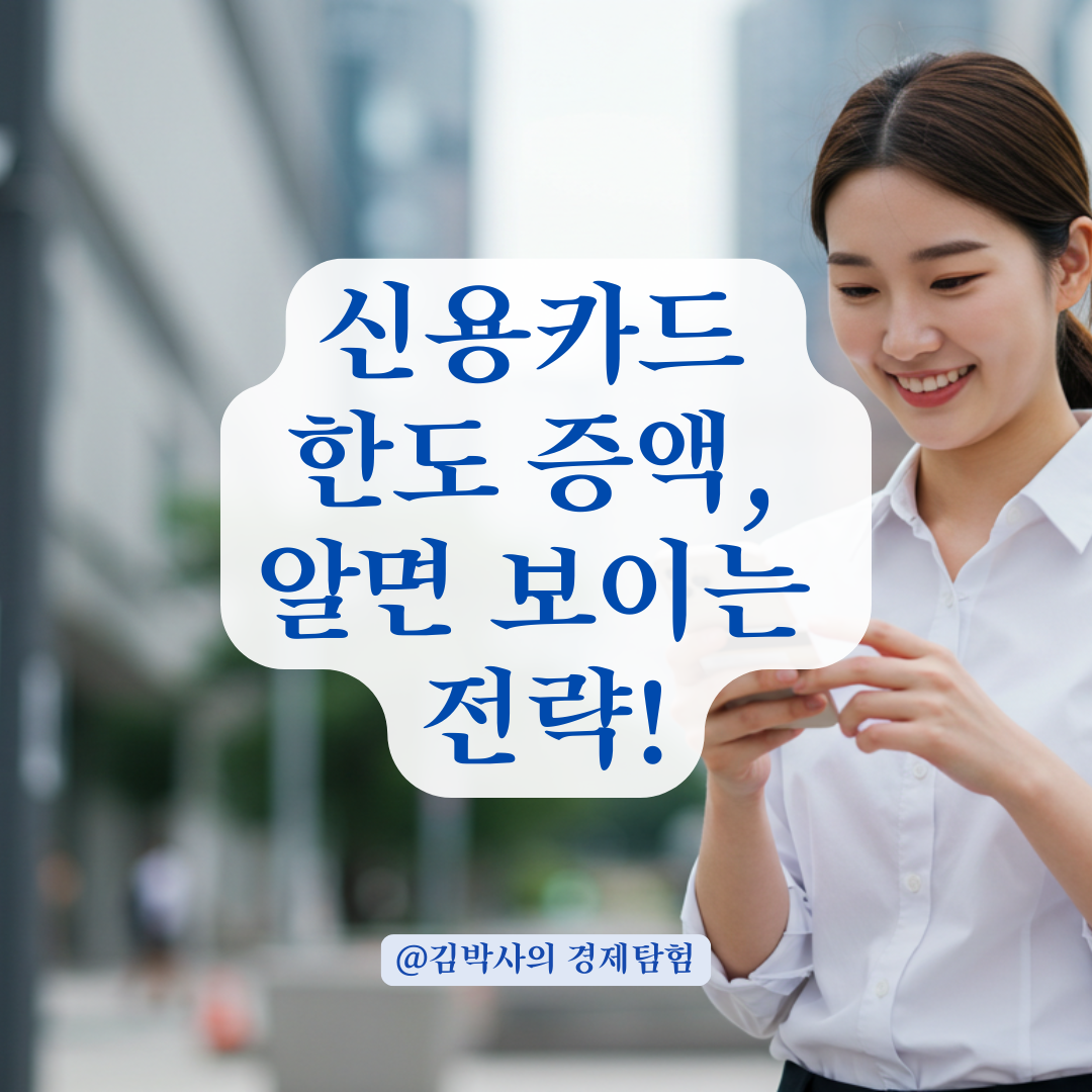 사회초년생이라면 꼭 알아야 할 신용카드 한도 증액 오해와 진실.