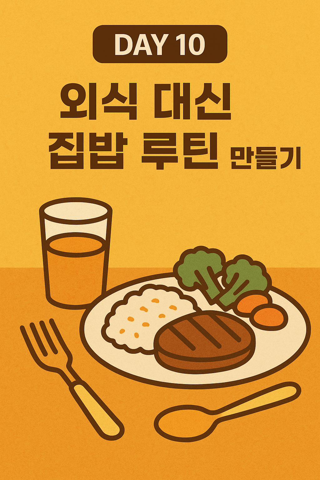 외식 대신 집밥 루틴 만들기