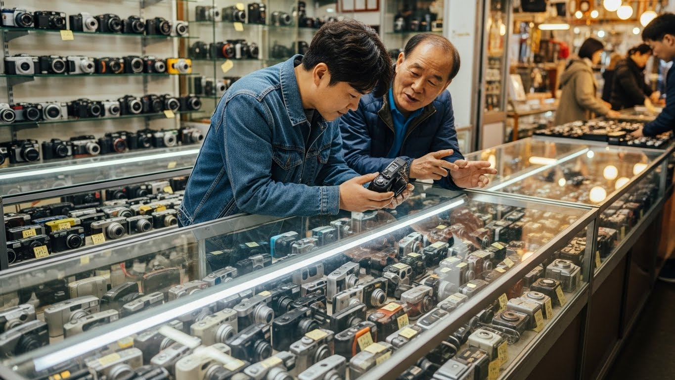 카시오 엑슬림 빈티지 디카