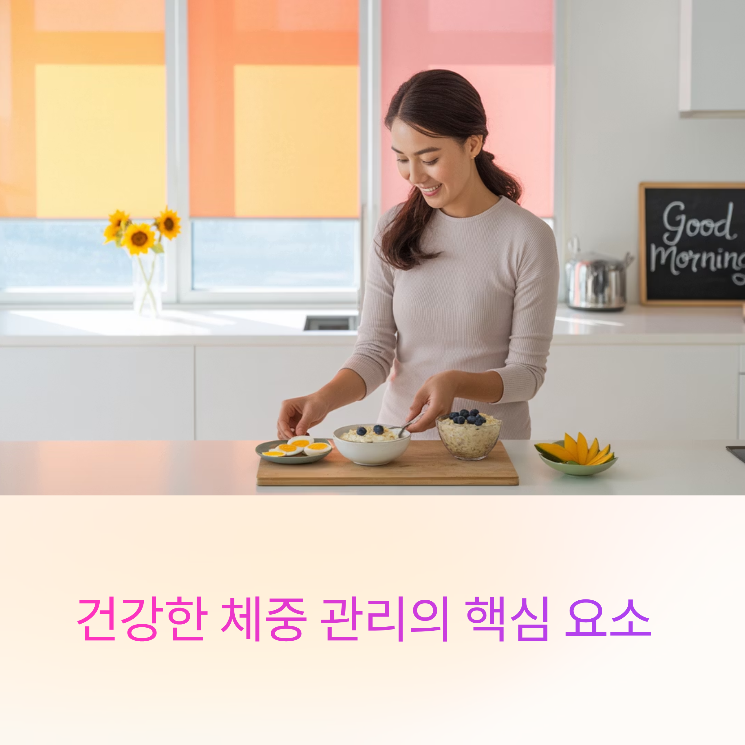 건강한 체중관리 핵심요소