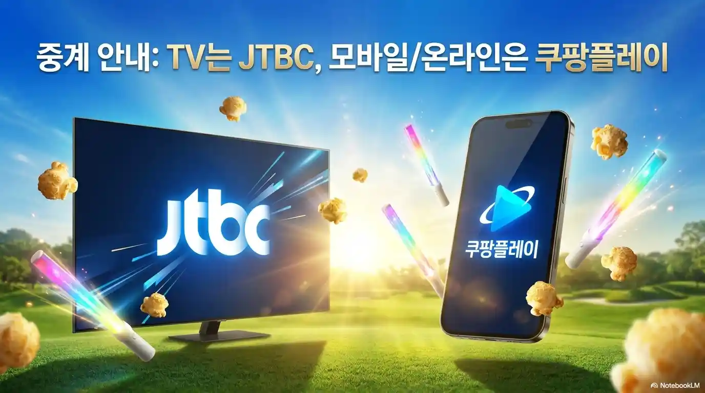 리브 골프 코리아 2026 국내 중계 TV JTBC 모바일 온라인 쿠팡플레이 시청 방법 안내