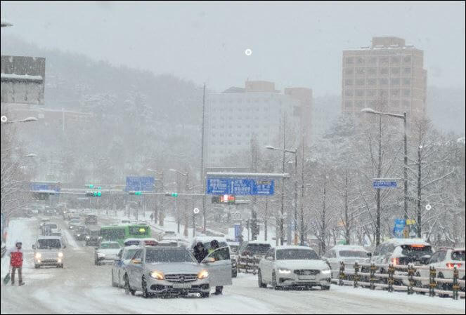 서울&middot;경기&middot;인천 적설량