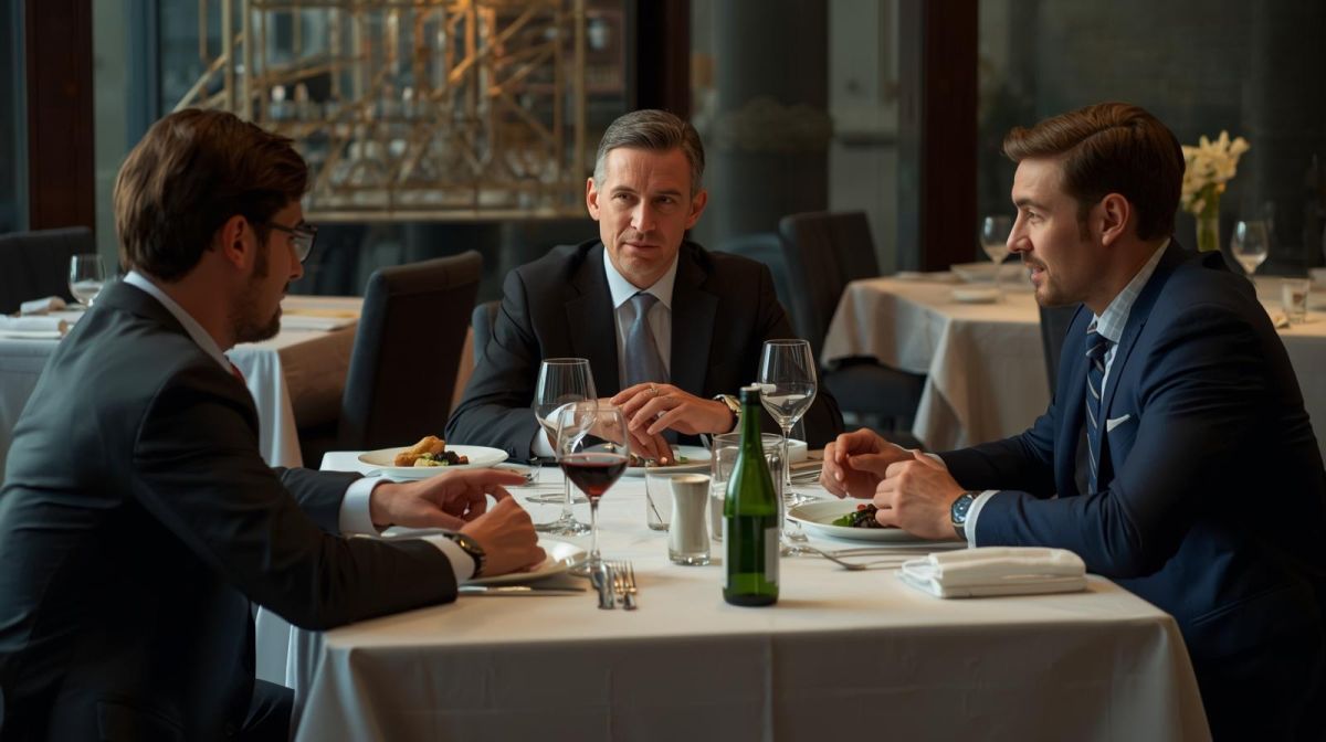 동서양 테이블 매너 중 국내 비즈니스 식사 예절의 기본 원칙