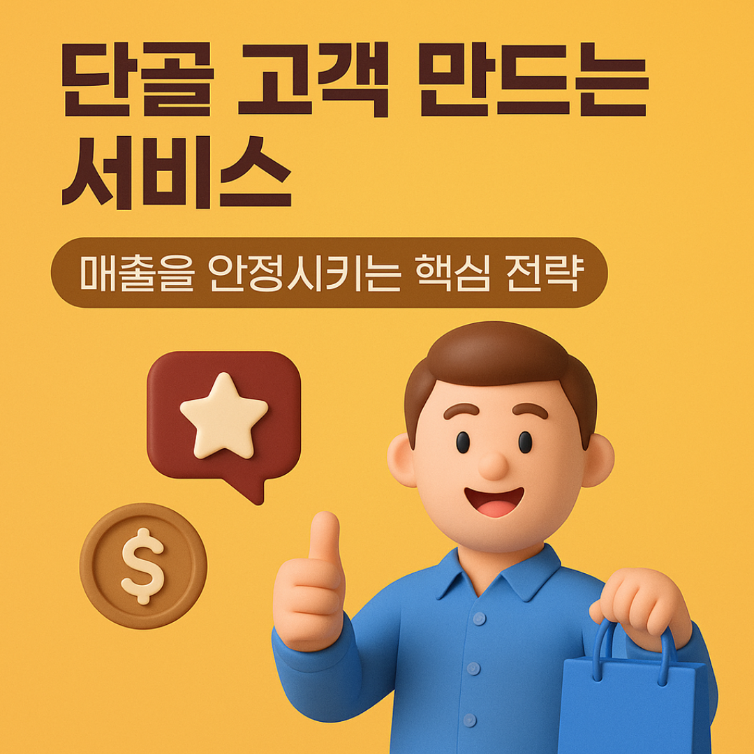 단골 고객 만드는 서비스 – 매출을 안정시키는 핵심 전략