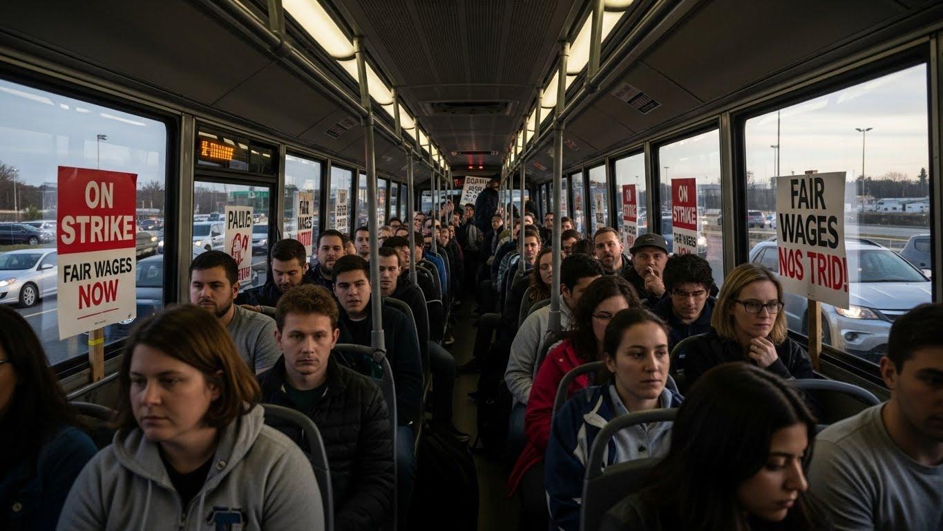 버스 파업 공항버스