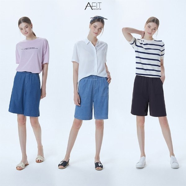 어썸핏 소프트 리오셀 엔자임 쇼츠 여성 3종