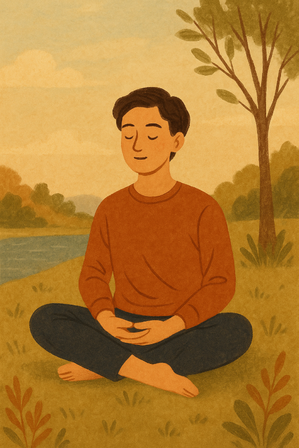 심리상담 없이 혼자 마음을 다스리는 법 관련 일러스트 이미지