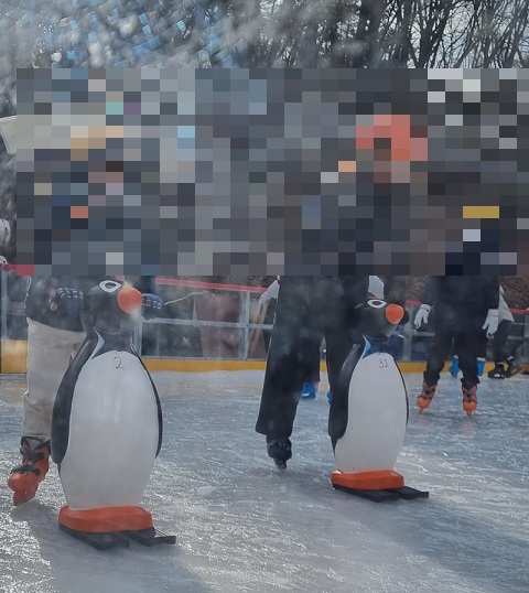 꿀잼빙상장-펭귄보조장치