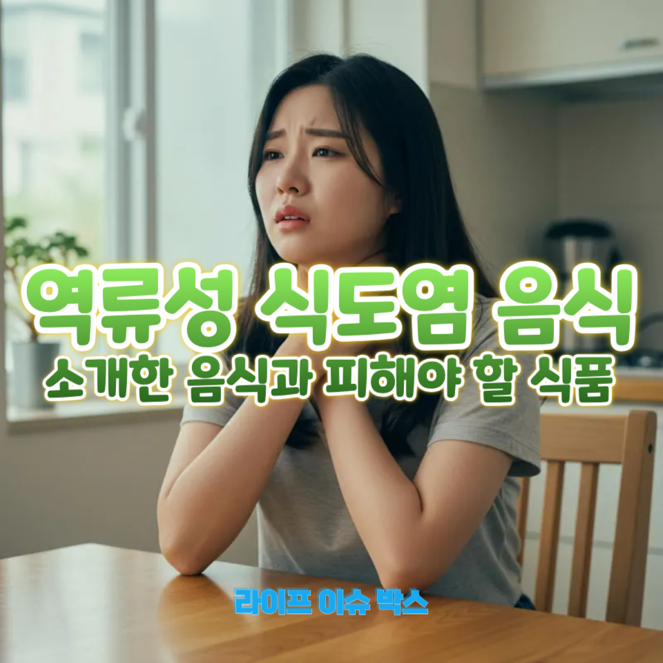 역류성 식도염 음식