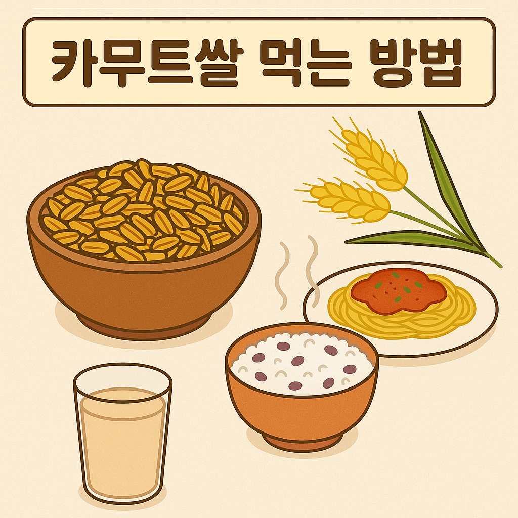 카무트쌀 먹는 방법