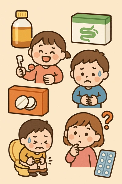 장 불편 완화 약 이미지