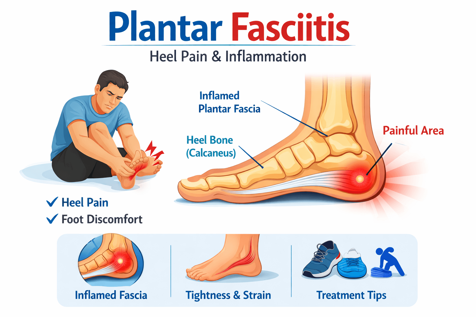 Heel pain and Inflammation image
