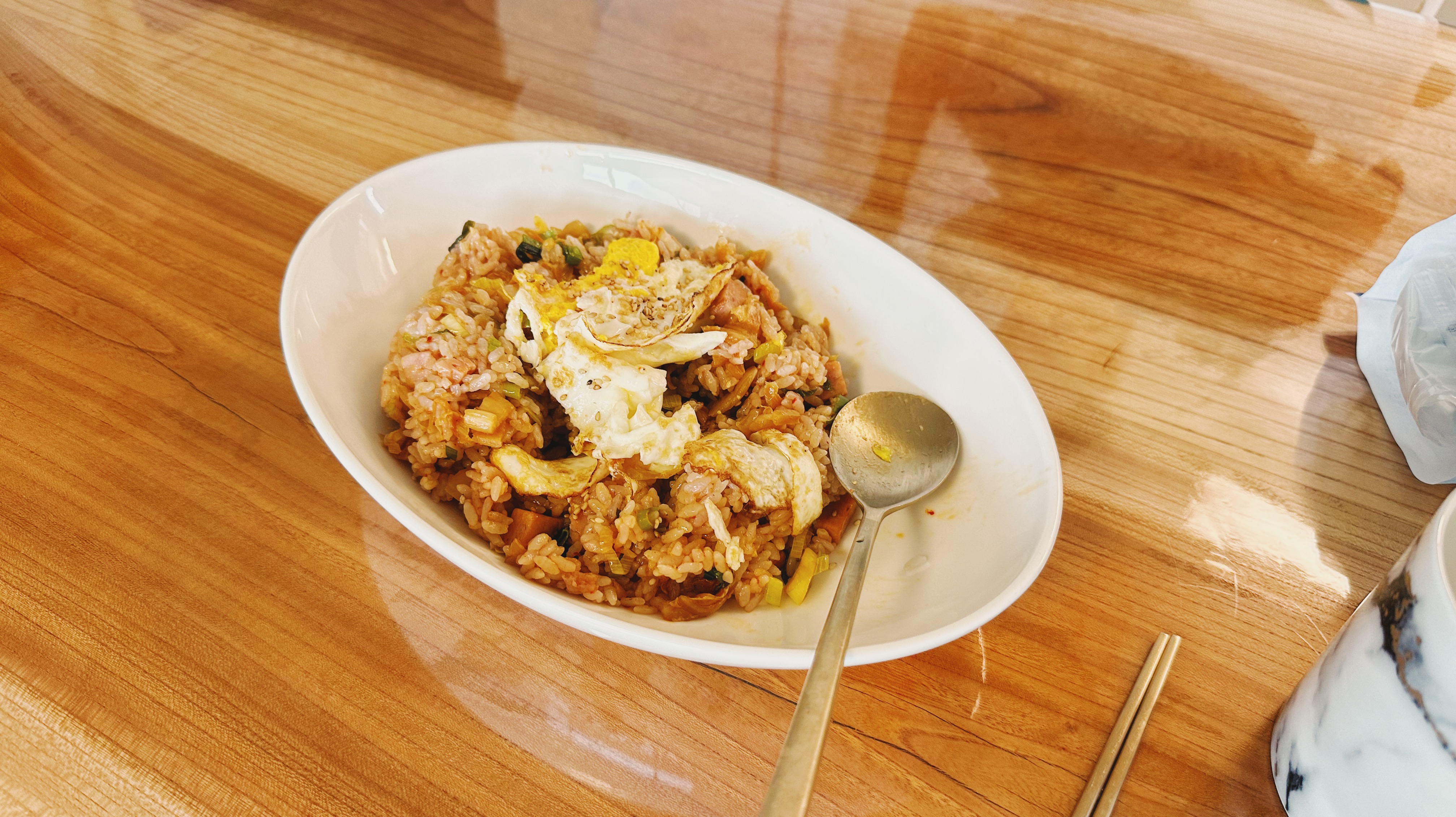 조카표 김치볶음밥.