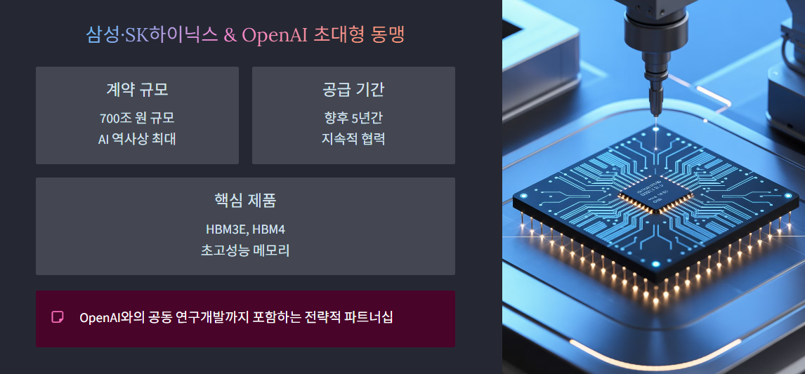 삼성 sk하이닉스 오픈ai 동맹