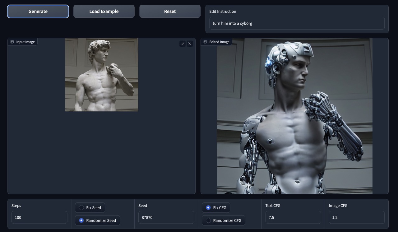 다비드 상을 사이보그로
