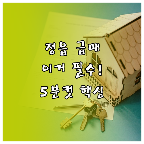 정읍 아파트 토지 급매물 최신 정보 ..