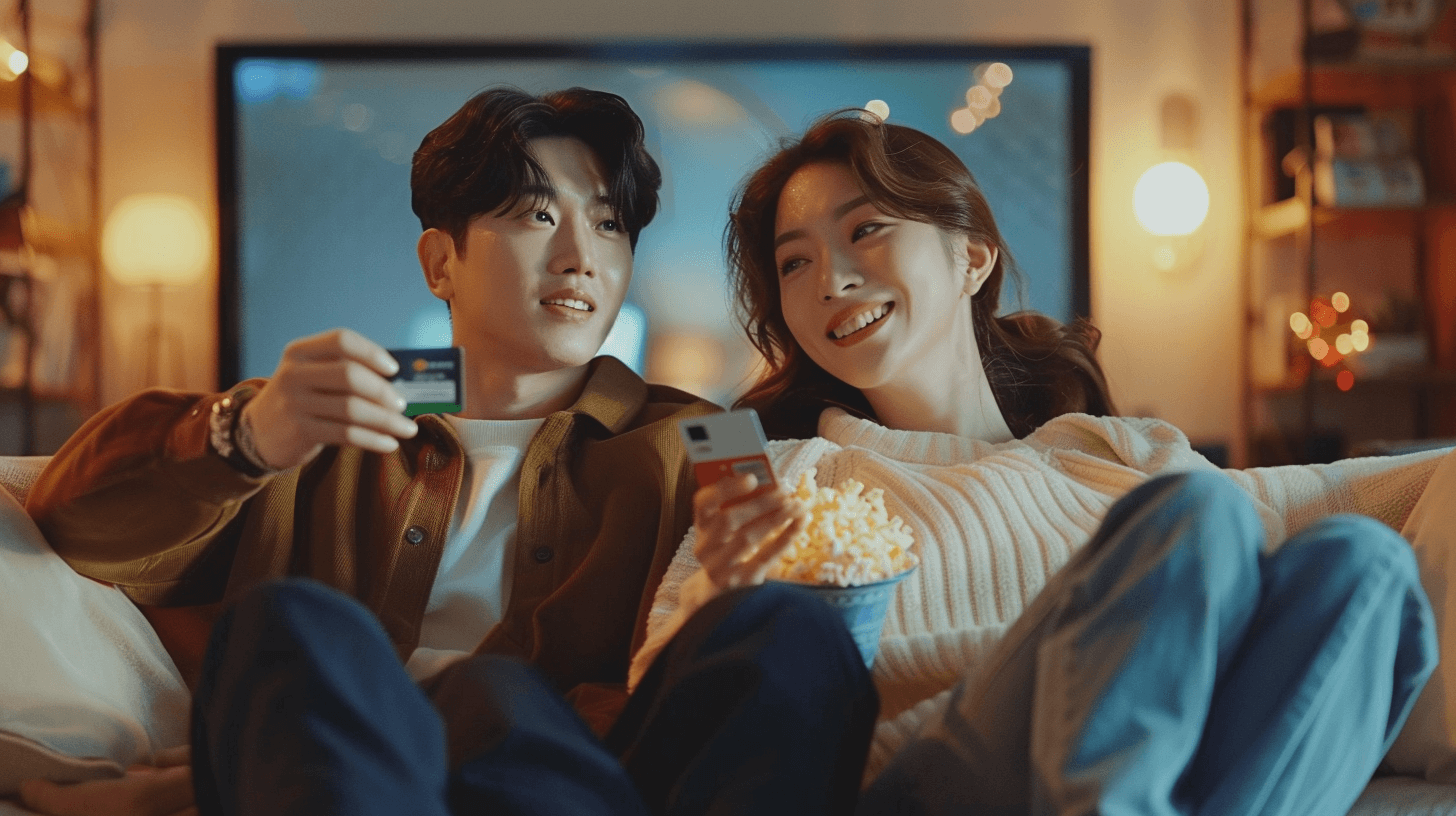 즐거운-모습의-커플-이미지