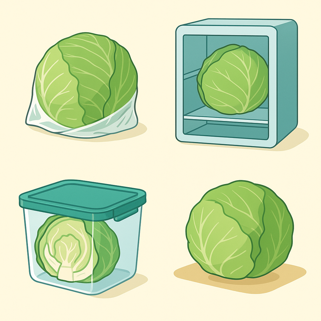 양배추 냉장, 냉동, 상온, 썰어서 보관 방법