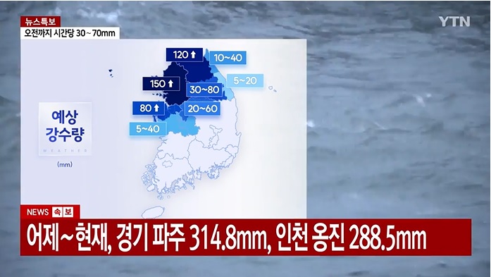 수도권 전역 호우특보