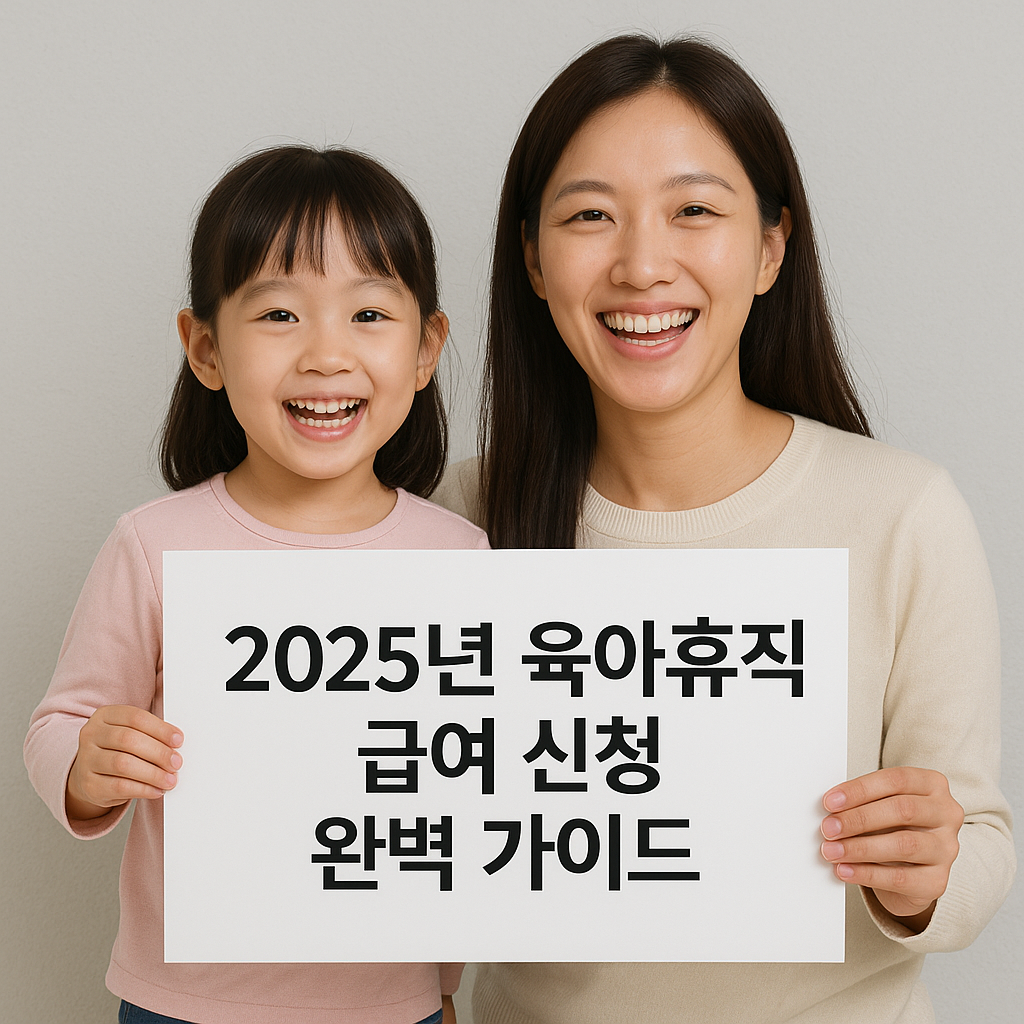 2025년 육아휴직급여 신청방법 + 특례제도 추가 혜택