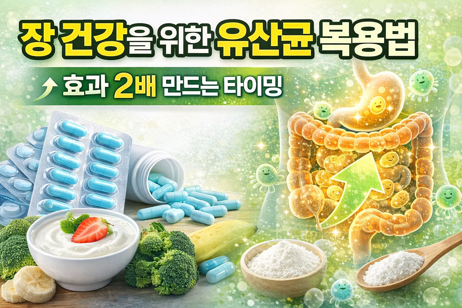 장 건강을 위한 유산균 활용법