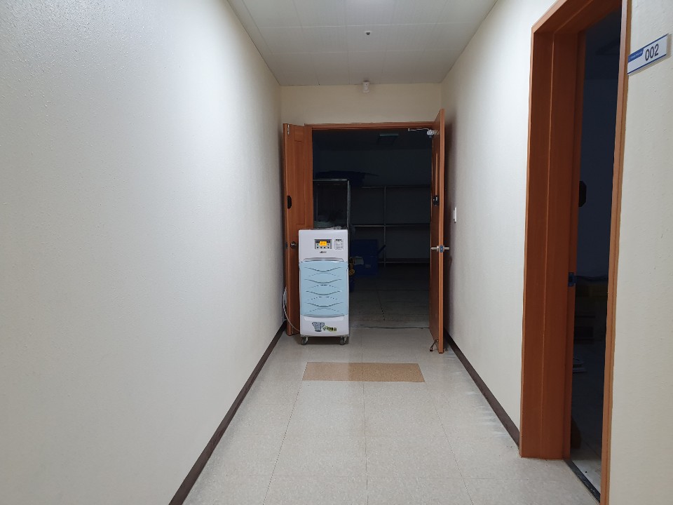 나우이엘 산업용 대형제습기 설치