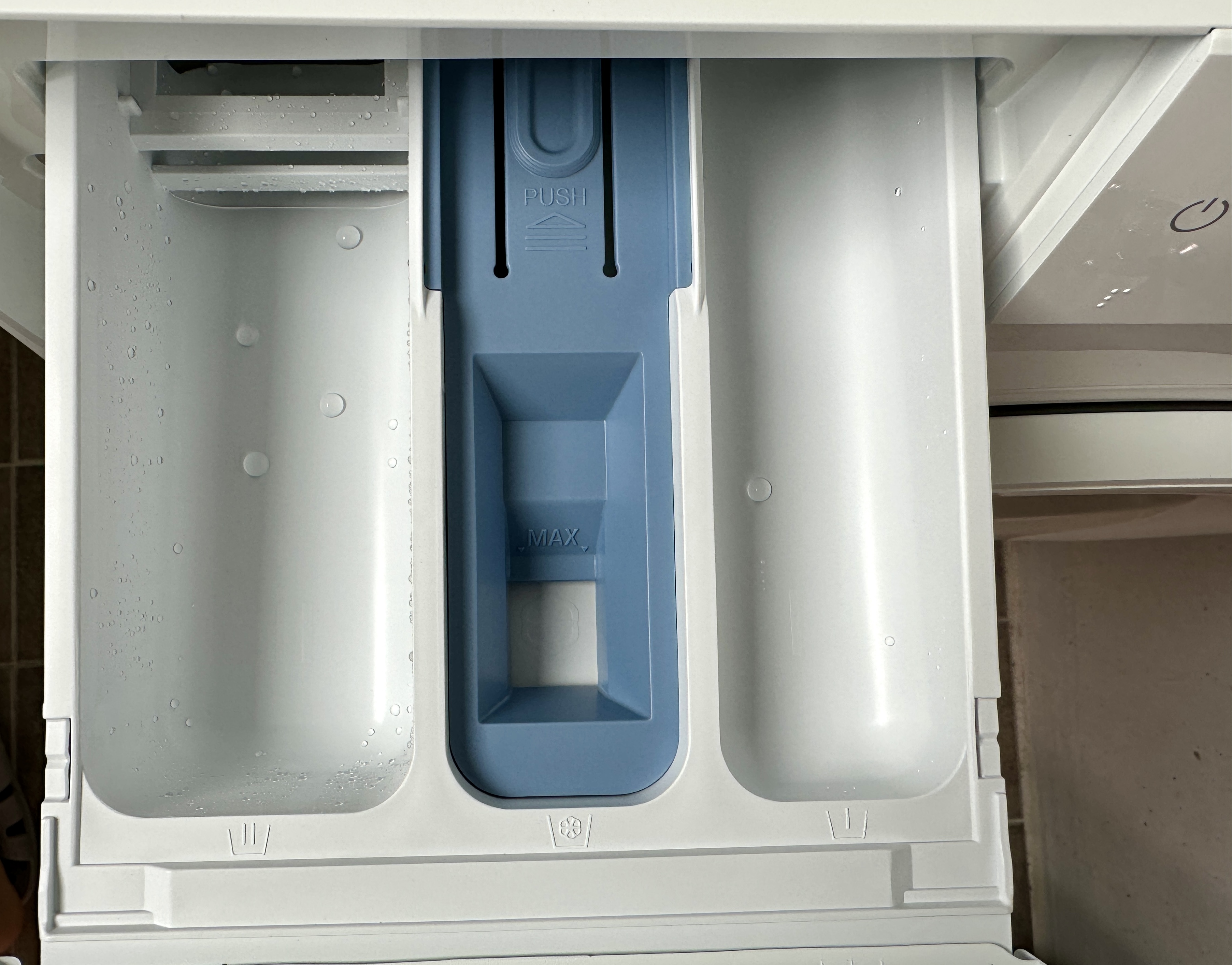 삼성전자 그랑데 AI 세탁기 화이트 12kg WW12T504DTW 세제통