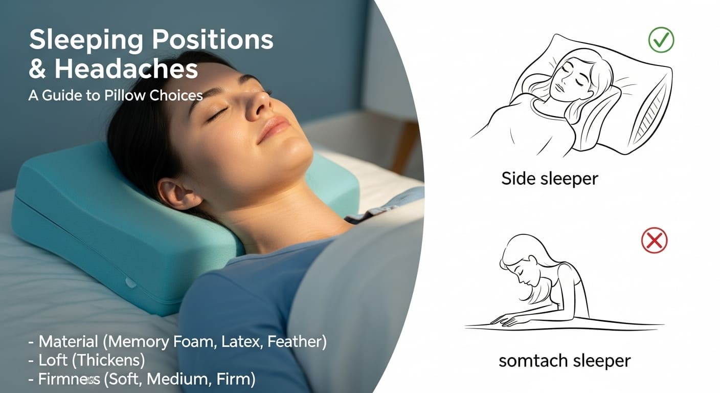 잠자리만 바꿔도 두통이 사라진다? 베개 선택 가이드