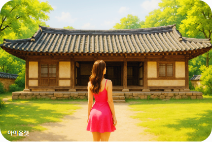 돈암서원 강당 앞 마당