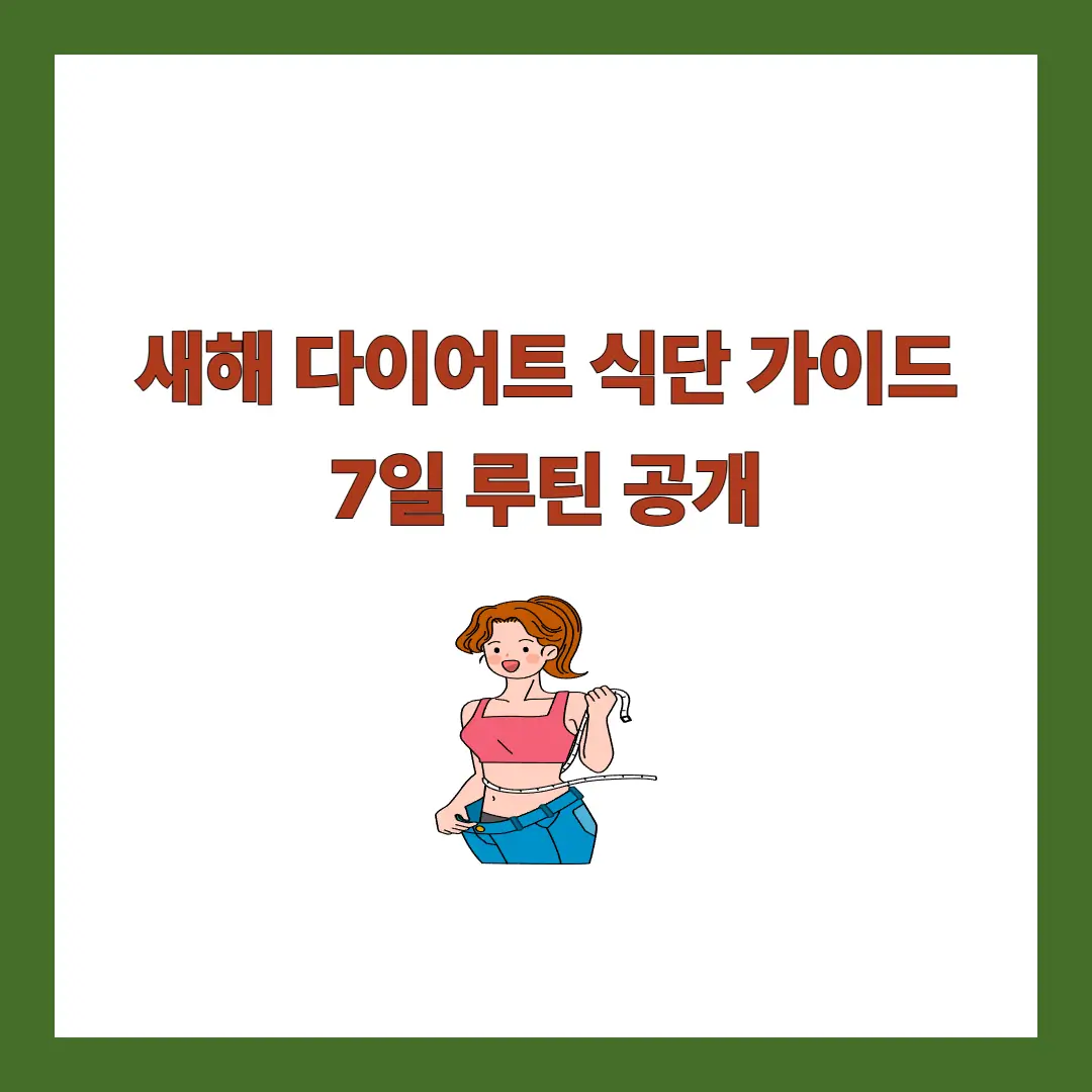 다이어트 식단