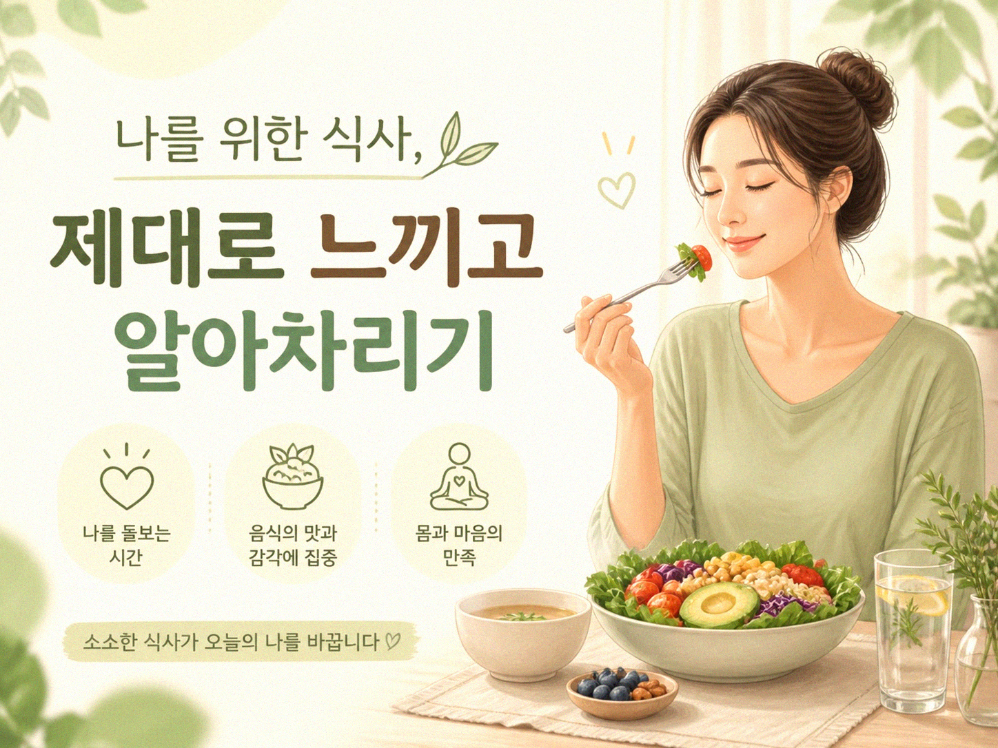 음식과 건강한 관계 맺는 현실적인 방법은 무엇일까