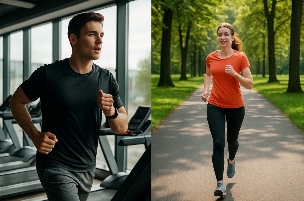 실내유산소 vs 야외유산소