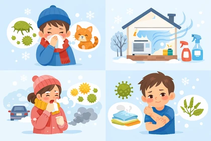 겨울철 알레르기 증상 원인 유형 정리6