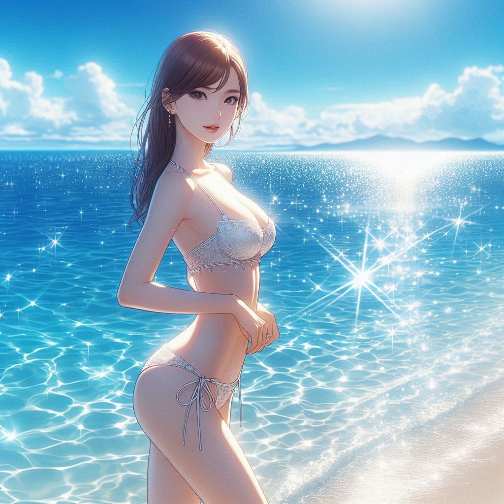 AI Art : Ocean's Muse : Ethereal Beauty 11