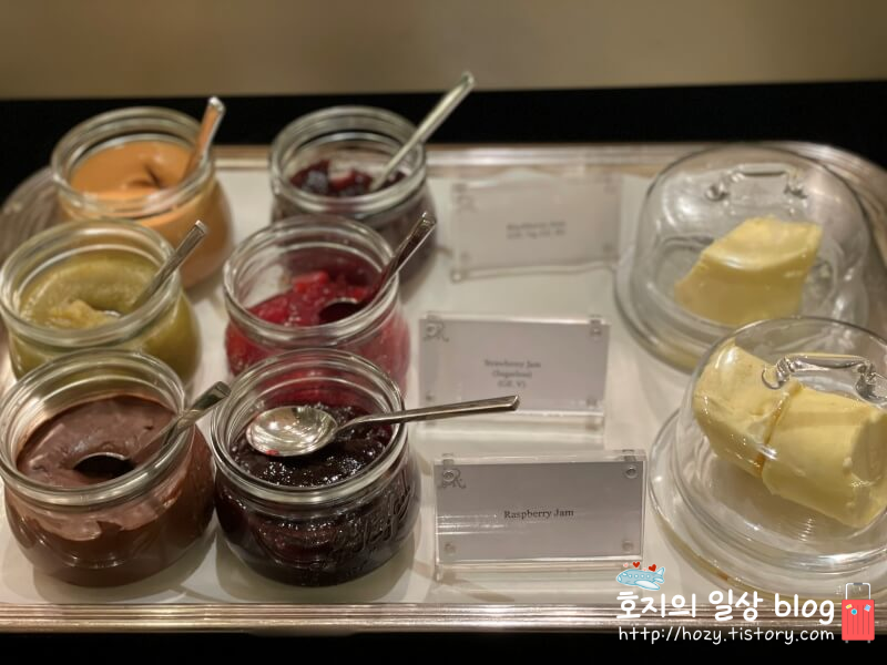 싱가폴 세인트레지스 조식뷔페 베이커리 메뉴