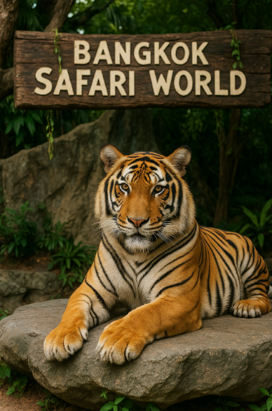 방콕 사파리월드에서 본 호랑이 모습