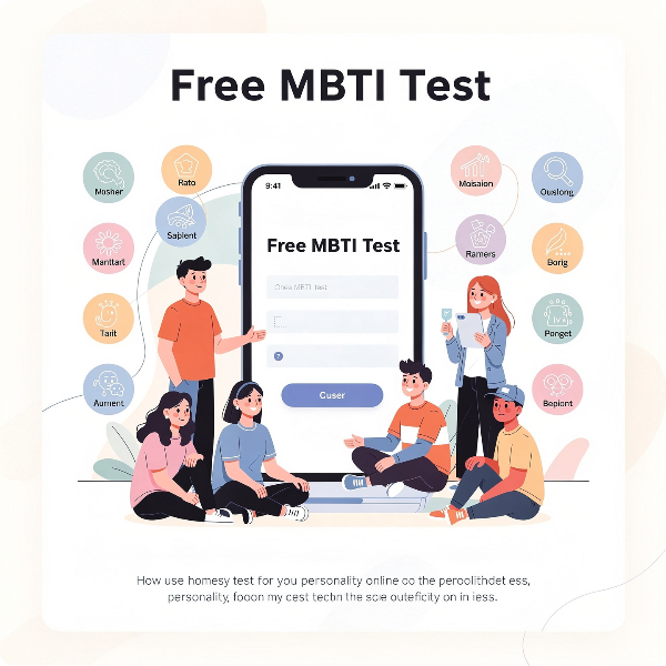MBTI 무료 검사하기 이미지