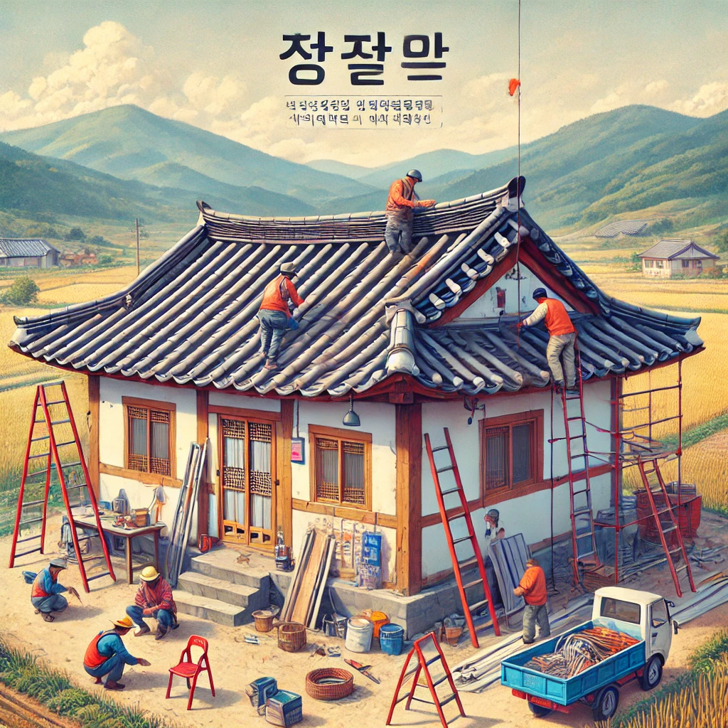 농촌주책 보수 관련 AI 이미지